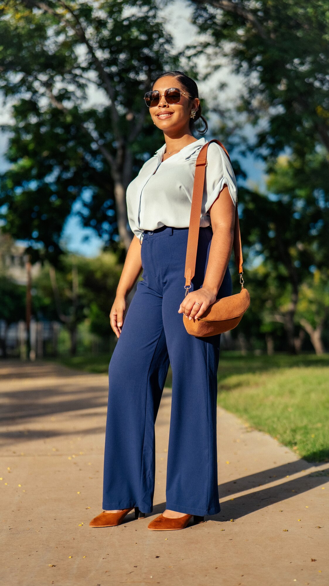 Portrait féminin en extérieur